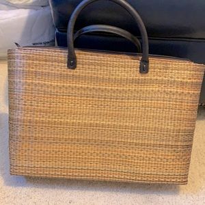 Vintage wicker bag